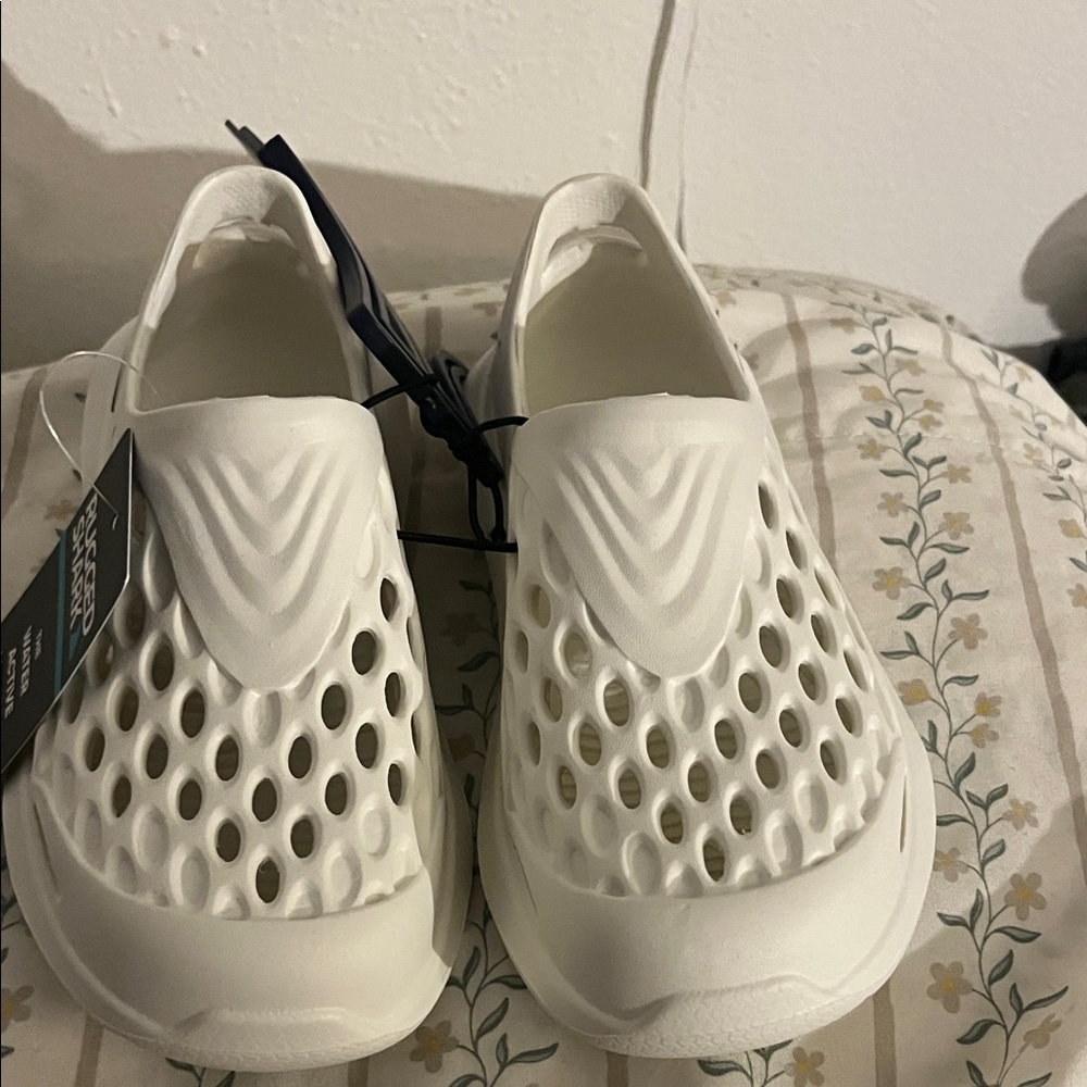 White Slip-On Shoes